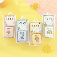 Écouteurs filaires étanches IPX-1 avec chipset KIKI-364 JL, prise jack 3,5 mm, et étui personnalisé avec logo pour Android, MP3, MP4