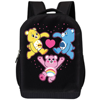 Sac à dos tendance pour filles Care Bears, sac à dos d'école et de voyage avec compartiment intégré pour ordinateur portable
