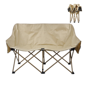 Vente en gros de chaises de plage personnalisées pour l'extérieur double chaise de <span class=keywords><strong>camping</strong></span> pliante pour deux personnes pour cuisine chambre atelier salle à manger salle de sport - Product Image 1
