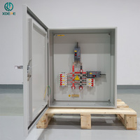 Tableau de distribution électrique avec barre omnibus en cuivre pur, boîtier de commande électrique mural intérieur pour l'alimentation électrique des ateliers industriels