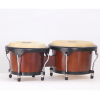 Wholesale High Quality Classic Ergonomic Percussion Bongo Drums with Wood Frame Heads Customizable Cheap for Sale