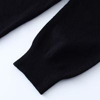 Benutzer definierte Kleidung Hersteller Low Moq Großhandel Oem Karneval Schwarz Argyle Pullover Kaschmir Nerz Intarsia Strick pullover Frauen