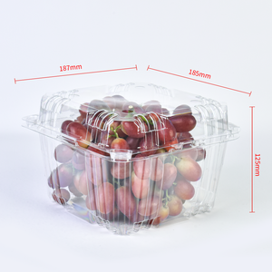 Boîte d'emballage transparente en plastique PET pour fruits frais <span class=keywords><strong>Lesui</strong></span> Wholesale, plateau d'emballage pour fraises - Product Image 3