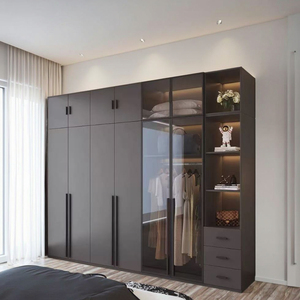 <span class=keywords><strong>Armoire</strong></span> de Rangement Sur Mesure Moderne en Verre pour Chambre à Coucher - Product Image 3