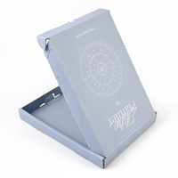 Boîte d'expédition en carton ondulé A-Flute robuste certifiée FSC avec logo personnalisé pour produits de soins personnels et boîtes de shopping en papier kraft