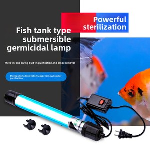 Stérilisateur <span class=keywords><strong>UV</strong></span> Ultraviolet Submersible 5W, Boîte en Verre de Luxe, Désinfection de l'Eau, <span class=keywords><strong>Aquarium</strong></span>, Bassin, <span class=keywords><strong>Lampe</strong></span> pour Poissons, Extérieur - Product Image 2