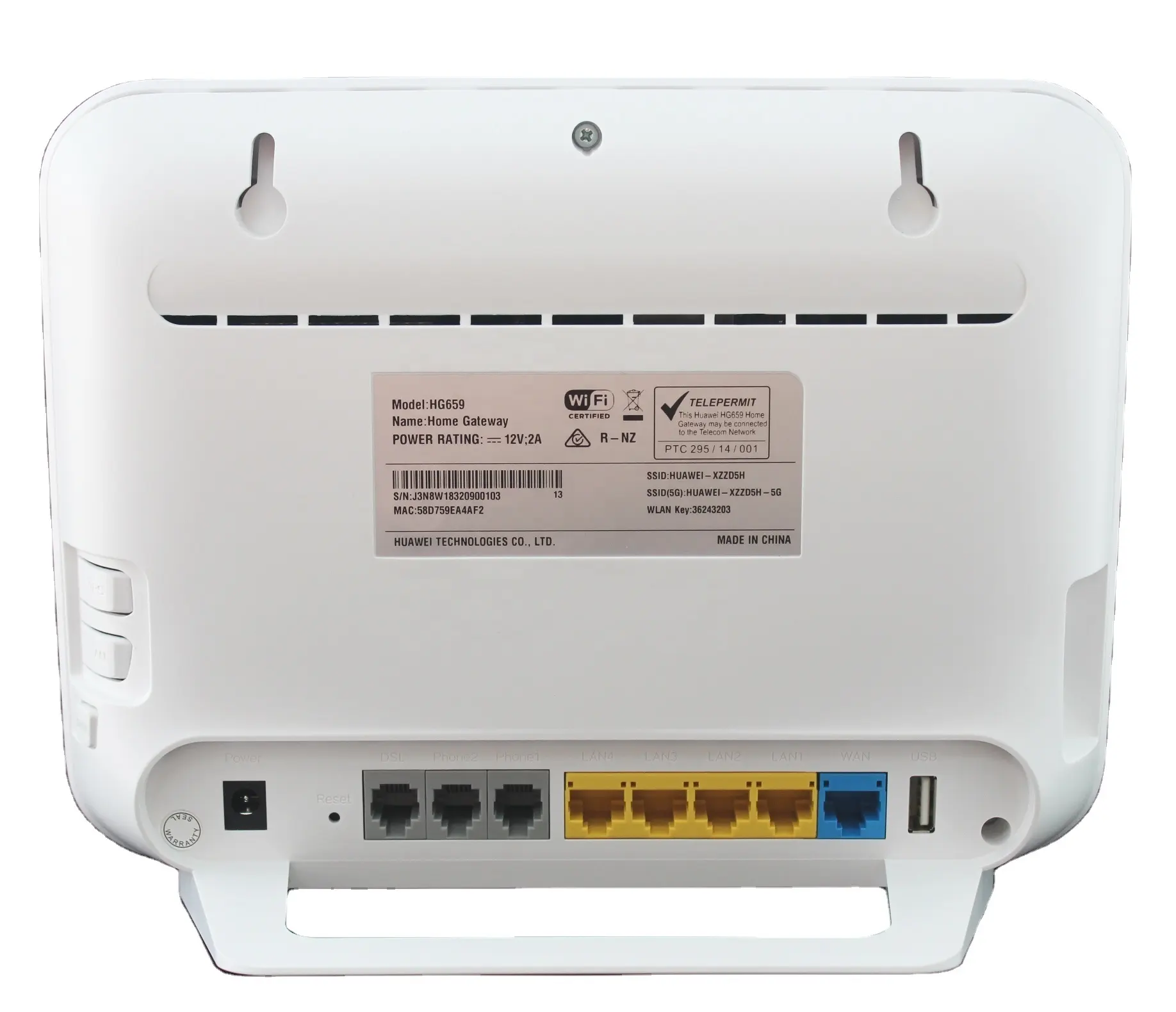 MÓDEM/ENRUTADOR VDSL HG659 desbloqueado para Huawei, enrutador inalámbrico blanco para exteriores, 4G, Wifi, 3 meses, módem 2,4G y 5G, Vdsl2