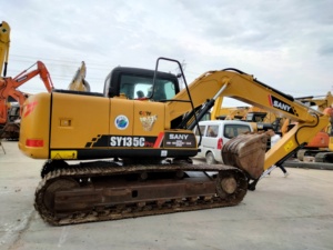 รถขุดตีนตะขาบ Sany SY135C ขนาด 13.5 ตัน รุ่นปี 2024 มือสอง พร้อมเครื่องยนต์ Isuzu รวมปั๊ม เกียร์ แบริ่ง มอเตอร์ ตรวจสอบด้วยวิดีโอ 0.6 เมตร - Product Image 6