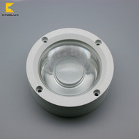 Fournisseur d'accessoires de lumière verre trempé optique réflecteur personnalisé cob LED LES 30MM TIR lentilles