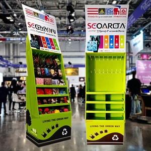 HIC Custom Retail Papelão Display Rack Vestuário Cuidados Com A Pele Cosméticos Lojas De Papelão Prateleira De Exposição - Product Image 1