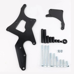 Ls Engine Serpentine <b>Bracket</b> Alternator And Power Steering Pump Mount Aluminum Alloy For Chevrolet Gm Trucks Suv <b>Silver</b> Black - Product Image 5