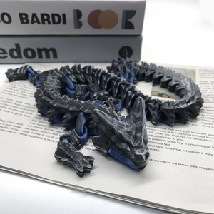 Nouveauté transfrontalière : Ornements de <span class=keywords><strong>dragon</strong></span> marteau en plastique imprimés en 3D, combinaison multicolore, cadeau d'anniversaire original et cool - Product Image 2
