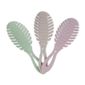 Nouveau design matériau dégradable paille de blé Salon de coiffure outils de coiffure <span class=keywords><strong>cheveux</strong></span> cuir chevelu bouclé démêlante brosses à <span class=keywords><strong>cheveux</strong></span> - Product Image 5