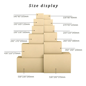 Boîte de rangement d'archives en carton ondulé en <span class=keywords><strong>papier</strong></span> fort pliable polyvalent recyclé Boîte d'archives - Product Image 3
