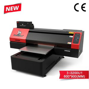 Imprimante UV à plat haute vitesse avec 3 têtes d'impression <span class=keywords><strong>Epson</strong></span> I3200-U1, imprimante multifonctionnelle UV-6090S pour acrylique, verre, métal - Product Image 1
