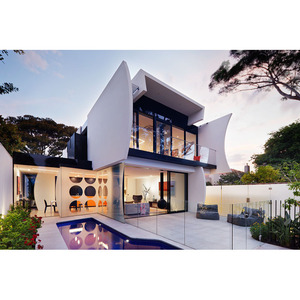 Villa de Estructura de Acero Ligero, Diseño Moderno, Solución Integral para Proyectos, Efecto Exterior - Product Image 2