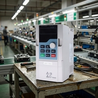 Nouvel onduleur de fréquence monophasé 220V 1,5kW 50/60Hz IP20 certifié CE pour ligne d'assemblage
