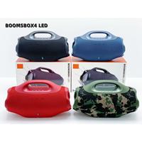 Enceinte Bluetooth sans fil LED Super Boombox 4 portable avec éclairage RGB, étanche, avec poignée, Boombox4 pour la maison, cadeau, fête, radio FM