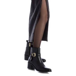 Stivaletti neri da donna 5cm con tacco a punta traspirante con soletta in PU con plateau occidentale in stile Chelsea per l'autunno inverno - Product Image 5