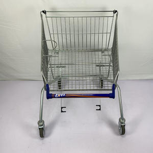 새로운 4 륜 금속 핸디캡 트롤리 장애인 슈퍼마켓 쇼핑 카트 트롤리 - Product Image 4