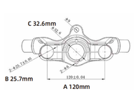 Colliers de potence et rehausseurs de guidon CNC SFR pour motos Harley style Knucklehead, modèles personnalisés 1936-1947