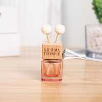 Diffuseur de parfum pour voiture couleur ambre 8 ml, flacons de parfum avec liquide parfumé pour automobile