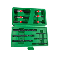 Extracteur de vis endommagé 12 pièces Extracteur de goujon cassé Extracteur de boulon Kit d'extracteur de vis à filetage fin