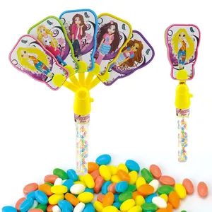 Летние Конфеты Shantou Juqi, пластиковые конфеты, упаковка, принцесса, конфеты, игрушечный веер