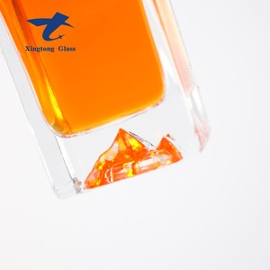 Tequila vuông chai Whisky <span class=keywords><strong>Vodka</strong></span> Thủy Tinh Độc Đáo tùy chỉnh rượu chai các nhà sản xuất 268ml 300ml nước trái cây Chai Thủy Tinh tại Trung Quốc - Product Image 4