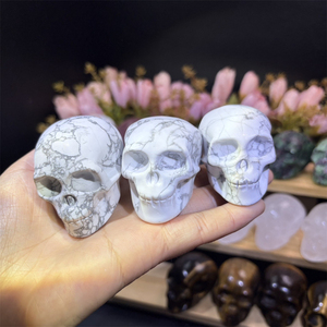 Offerta Speciale: Teschi in <span class=keywords><strong>Cristallo</strong></span> Naturale <span class=keywords><strong>di</strong></span> Quarzo Trasparente e <span class=keywords><strong>Occhio</strong></span> <span class=keywords><strong>di</strong></span> <span class=keywords><strong>Tigre</strong></span> Giallo Lucidati per Ornamento - Product Image 4