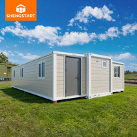 Casa Contenedor Prefabricada Expandible de 20 pies/40 pies, Portátil, Modular, Móvil, para Exteriores, Impermeable, Resistente a Terremotos, Tipo Cápsula, Mini Villa