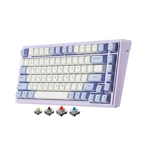 Hot Swappable 83 Keys Gaming Mechanical Keyboard USB Type-C RGB 75% Red Switch <strong>Wired</strong> Mechanical Keyboard Custom - Product Image 1