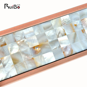 <strong>Light</strong> Luxury Shell Solid Wood Door Handrail Large Stainless Steel <strong>Pull</strong> <strong>Handle</strong> Villa Glass Sliding Door <strong>Handle</strong> for Hotel KTV Club - Product Image 2