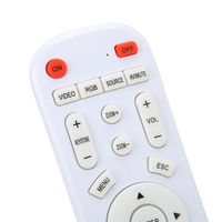 Version anglaise de la télécommande universelle pour projecteur, très vendue, compatible avec diverses marques de projecteurs