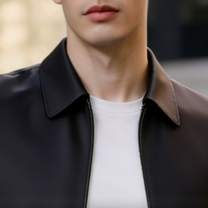 Veste en <span class=keywords><strong>Laine</strong></span> Double Face de Luxe pour <span class=keywords><strong>Homme</strong></span>, Faite à la Main, Style Business Décontracté, Coupe Slim, Fermeture Éclair, Col Rabattu, <span class=keywords><strong>Manteau</strong></span> en <span class=keywords><strong>Laine</strong></span> pour <span class=keywords><strong>Homme</strong></span> - Product Image 4