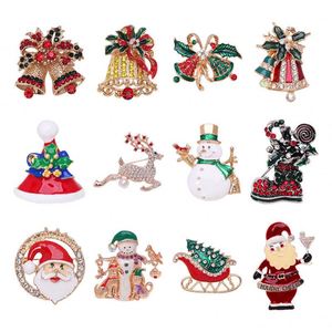Agente de Compras 1688, Broches de Joyería de Moda al por Mayor de Fábrica China, Broche de Navidad con Pedrería, Agente de Abastecimiento en China - Product Image 1
