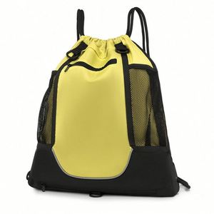 Sac à cordon personnalisable et imperméable pour enfants, avec compartiment pour ballon et équipement sportif, idéal pour les articles promotionnels - Product Image 5