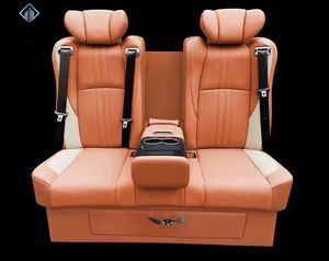 Canapé-lit de luxe pour voiture, utilisé pour la conversion de véhicule avec fonction coulissante et accoudoir central, sièges couchants pour bus - Product Image 5