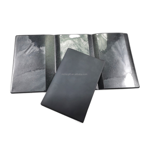 <span class=keywords><strong>Portefeuille</strong></span> en <span class=keywords><strong>papier</strong></span> vinyle pour véhicule Porte-documents de voiture en plastique souple Porte-permis de conduire en PVC personnalisé à trois volets - Product Image 2