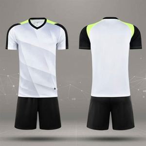 Best Quality Unisex Sports Uniforms Factory Wholesale <b>Hot</b> Selling <b>Red</b> Soccer Jersey Uniform Sets 100% Polyester Plus Size - Product Image 2
