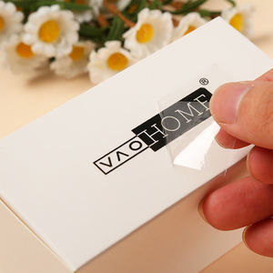 Autocollant de logo transparent personnalisé, autocollant de séparation creux, étiquette autocollante, autocollant de marque, autocollant de transfert UV - Product Image 1