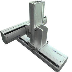Guide linéaire à vis à billes CNC à commande PLC de haute précision, glissière XY multi-axes, <span class=keywords><strong>portique</strong></span>, assemblage libre, engrenage en aluminium, roulement, moteur - Product Image 2