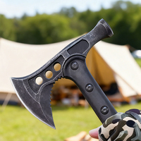 Hache tactique multifonctionnelle pour la survie en jungle, la randonnée, la fuite en forêt, les situations d'urgence et le camping