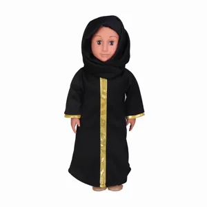 New Arrival Toys Doll Series 18 Inch Cute Cotton Body Muslim Girl Doll For Kids