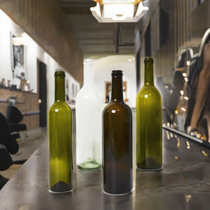 Large Capacity <b>500ml</b> Clear Borosilicate <b>Glass</b> Soda Bottle with Screw Cap for Beverage - Product Image 3