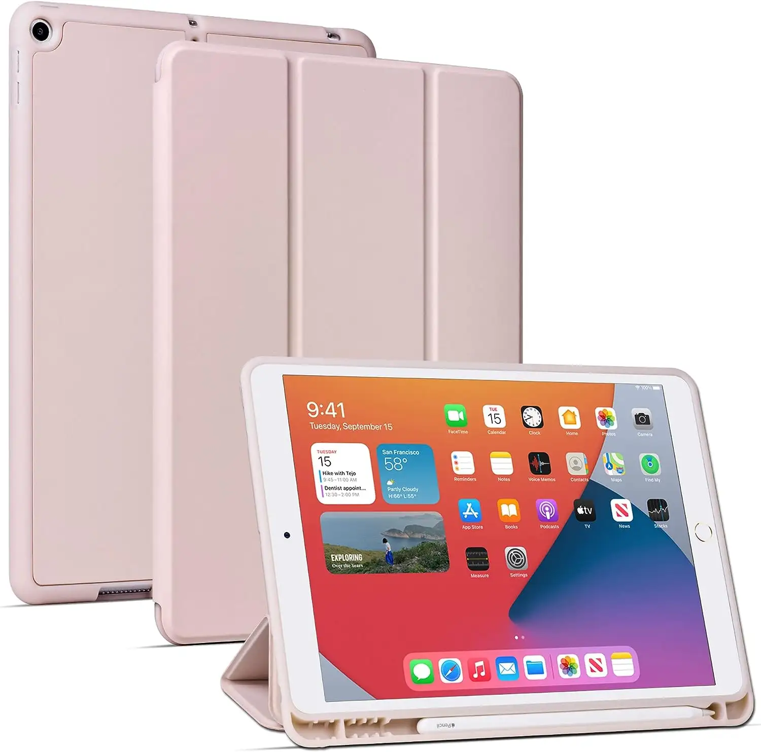 PU Leather Tablet Cases for iPad 10.2inch Protective Case Cover rugged for iPad 7th 8th 9th generation 2019/2020/2021