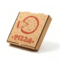 Cajas de Pizza Personalizadas Impresas Ecológicas Desechables de Cartón Corrugado para Empacar Alimentos
