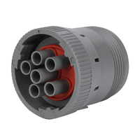 Fábrica 9 pines Tipo 1 macho 9P Tipo 1 tornillo hembra negro 15 pines macho J1939 conector Deutsch divisor Circular Cable lector de código