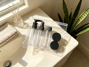 Kit da Viaggio Portatile da 6 Pezzi <span class=keywords><strong>per</strong></span> Cosmetici, <span class=keywords><strong>Contenitori</strong></span> Anti-perdita Approvati TSA <span class=keywords><strong>per</strong></span> Cosmetici <span class=keywords><strong>Liquidi</strong></span> - Product Image 5