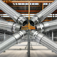 Tuyau de sprinkler en acier inoxydable 316, technologie de fonderie de tuyaux métalliques, soufflet hélicoïdal, résistant à la corrosion chimique, lisse